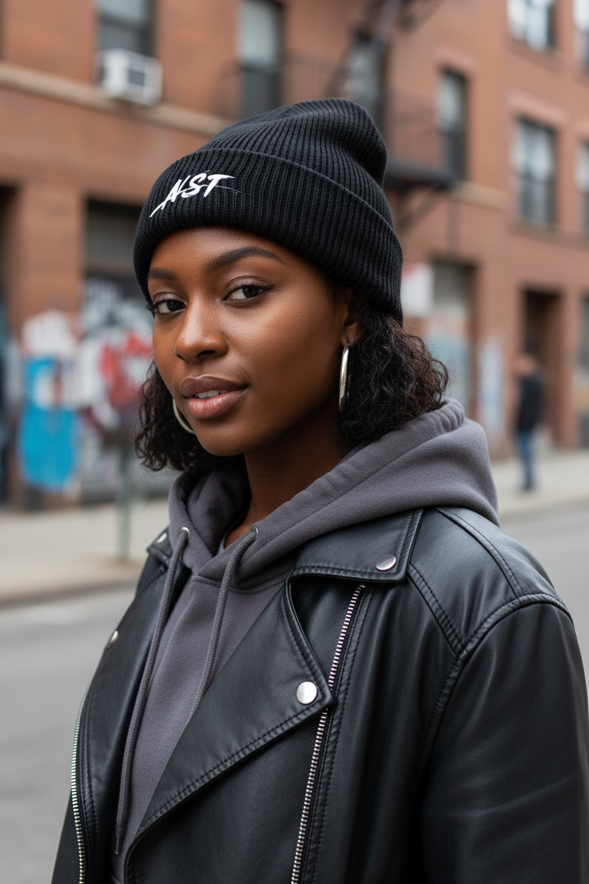 NST EMBROIDERED PREMIUM BEANIE